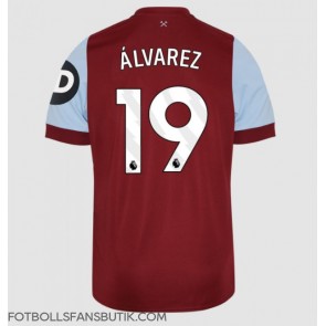 West Ham United Edson Alvarez #19 Replika Hemmatröja 2023-24 Kortärmad